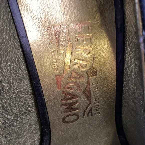 SALVATORE FERRAGAMO Colorblock Sequin Pumps - Picture 12 of 14